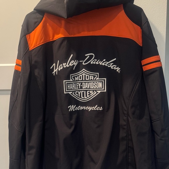 Harley-Davidson Jackets & Blazers - Harley-Davidson Black and Orange Performance Jackets